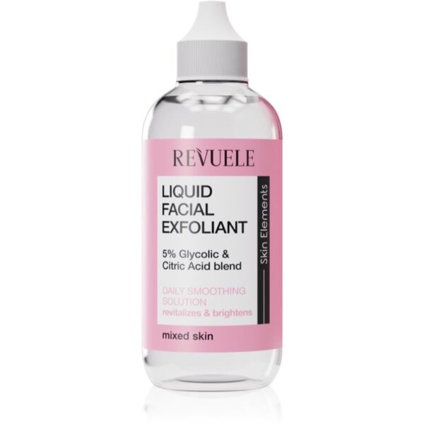Revuele Liquid Facial Exfoliant 5% Glycolic + Citric Acid blend serum cu efect exfoliant pentru ten mixt 125 ml-ro