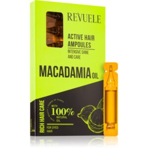 Revuele Macadamia Oil Active Hair Ampoules fiolă pentru păr vopsit 8x5 ml-ro