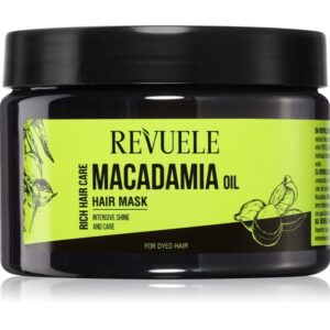 Revuele Macadamia Oil Hair Mask mască hrănitoare pentru păr vopsit 360 ml-Țena