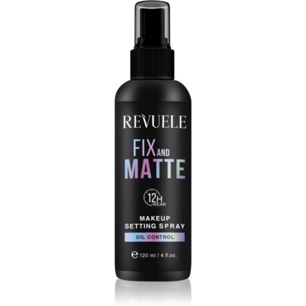 Revuele Makeup Setting Spray Fix And Matte spray de fixare si matifiere make-up 120 ml-ro