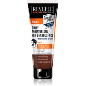 Revuele Men Care Solutions Barber Salon cremă hidratantă pentru față și barbă 80 ml-Țena