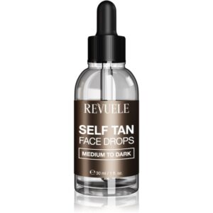 Revuele Paradise Bronze Self Tan Face Drops picaturi pentru bronzare faciale culoare Medium To Dark 30 ml-Țena
