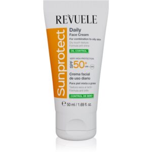 Revuele Sunprotect Oil Control crema protectoare pentru fata pentru ten gras SPF 50+ 50 ml-Țena