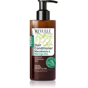 Revuele Vegan & Organic balsam hranitor si hidratant pentru păr uscat și deteriorat 250 ml-ro
