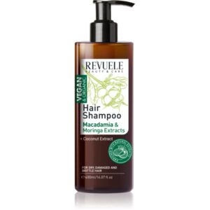 Revuele Vegan & Organic sampon hidratant pentru păr uscat și deteriorat 400 ml-ro