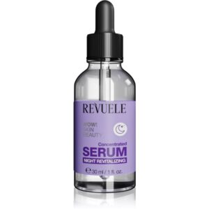 Revuele WOW! Skin Beauty Concentrated Serum Night Revitalizing ser impotriva ridurilor cu efect de hidratare 30 ml-Țena