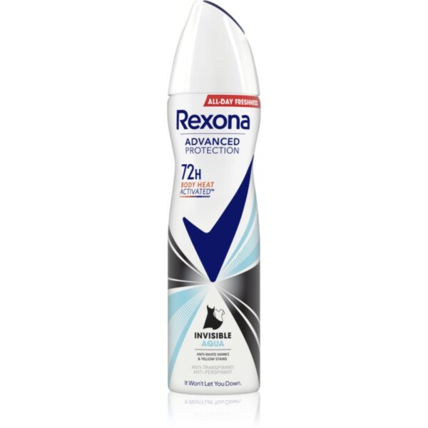 Rexona Advanced Protection Invisible spray anti-perspirant 72 ore Aqua 150 ml-ro