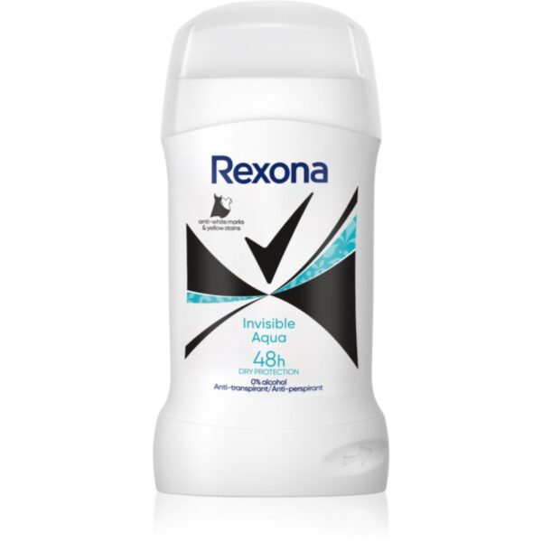 Rexona Invisible Aqua deodorant solid împotriva petelor albe 50 ml-ro