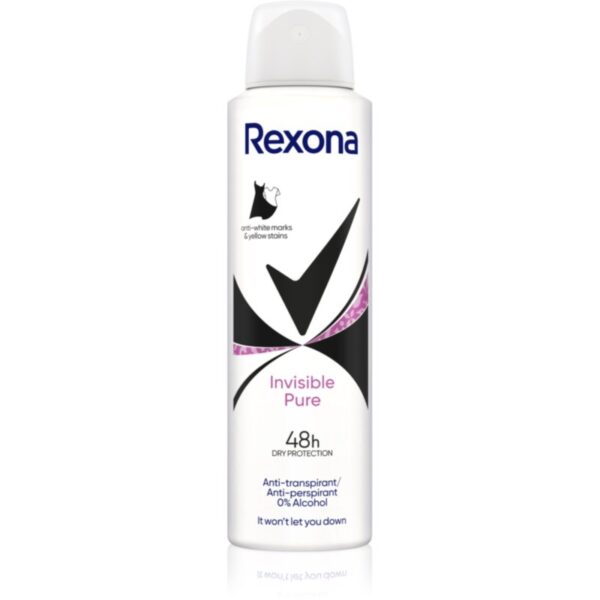 Rexona Invisible Pure spray anti-perspirant 150 ml-Țena