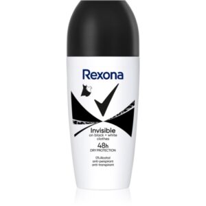Rexona Invisible on Black + White Clothes deodorant roll-on antiperspirant 48 de ore 50 ml-Țena