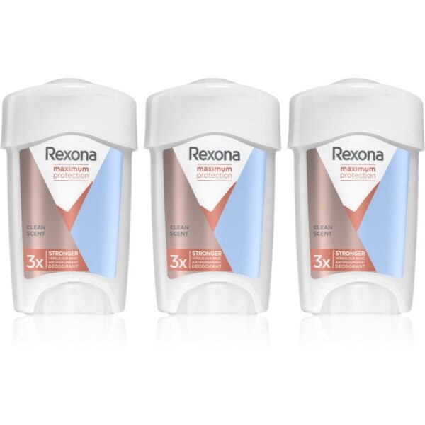 Rexona Maximum Protection Clean Scent crema antiperspirantă pentru a reduce transpirația ambalaj economic-Țena