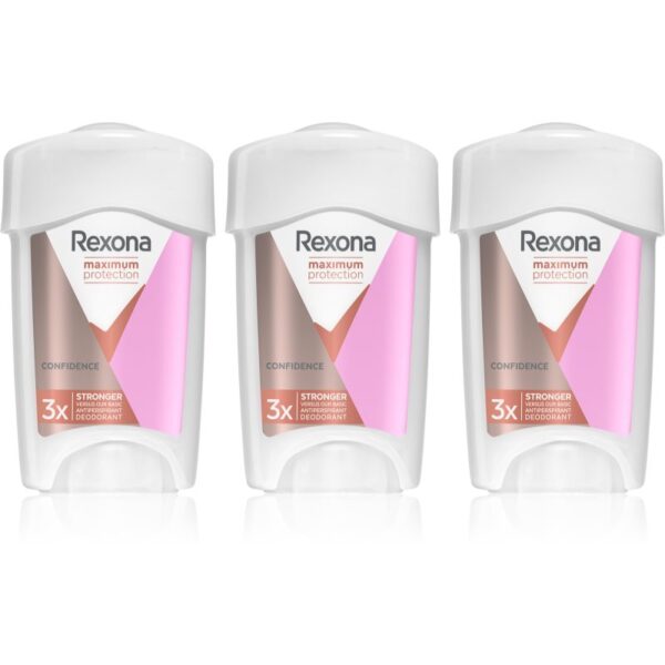 Rexona Maximum Protection Confidence crema antiperspirantă pentru a reduce transpirația ambalaj economic-Țena