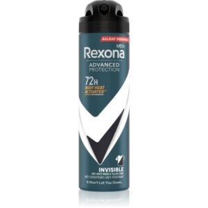 Rexona Men Advanced Protection antiperspirant împotriva petelor albe și galbene 72 ore pentru bărbați Invisible 150 ml-Țena