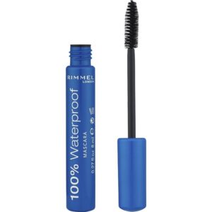 Rimmel 100 % Waterproof mascara waterproof culoare 001 Black Black 8 ml-ro
