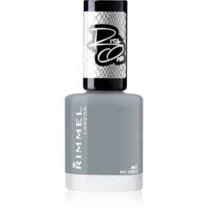 Rimmel 60 Seconds By Rita Ora lac de unghii cu uscare rapida culoare 807 My Grey 8 ml-ro