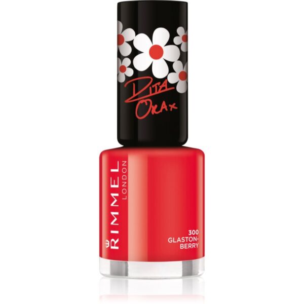 Rimmel 60 Seconds By Rita Ora lac de unghii culoare 300 Glaston Berry 8 ml-Țena