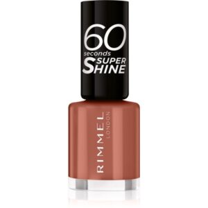 Rimmel 60 Seconds Super Shine lac de unghii culoare 130 Caramel Candy 8 ml-ro