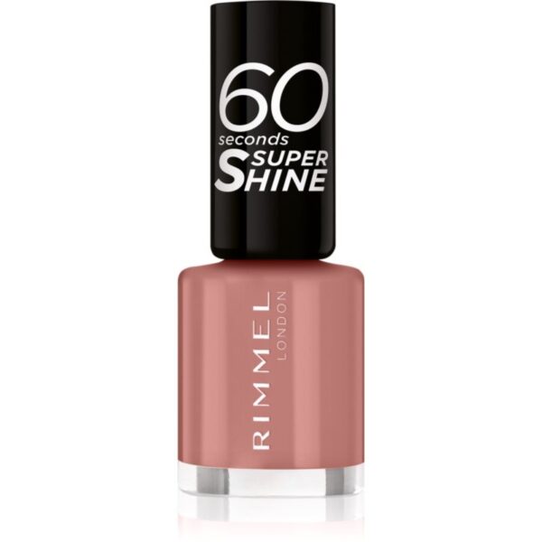 Rimmel 60 Seconds Super Shine lac de unghii culoare 230 Mauve To The Music 8 ml-ro