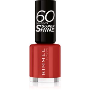 Rimmel 60 Seconds Super Shine lac de unghii culoare 310 Double Decker Red 8 ml-Țena