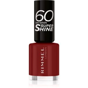 Rimmel 60 Seconds Super Shine lac de unghii culoare 320 Rapid Ruby 8 ml-Țena