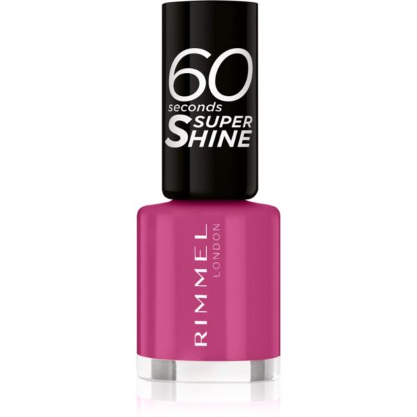 Rimmel 60 Seconds Super Shine lac de unghii culoare 321 Pink Fields 8 ml-ro
