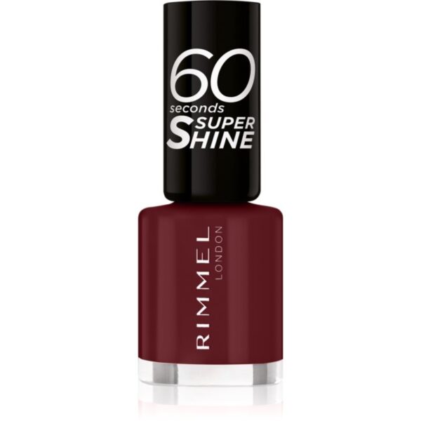 Rimmel 60 Seconds Super Shine lac de unghii culoare 340 Berries And Cream 8 ml-Țena