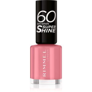Rimmel 60 Seconds Super Shine lac de unghii culoare 405 Rose Libertine 8 ml-Țena