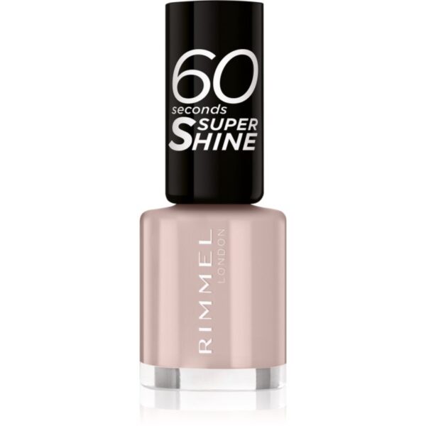 Rimmel 60 Seconds Super Shine lac de unghii culoare 500 Caramel Cupcake 8 ml-Țena