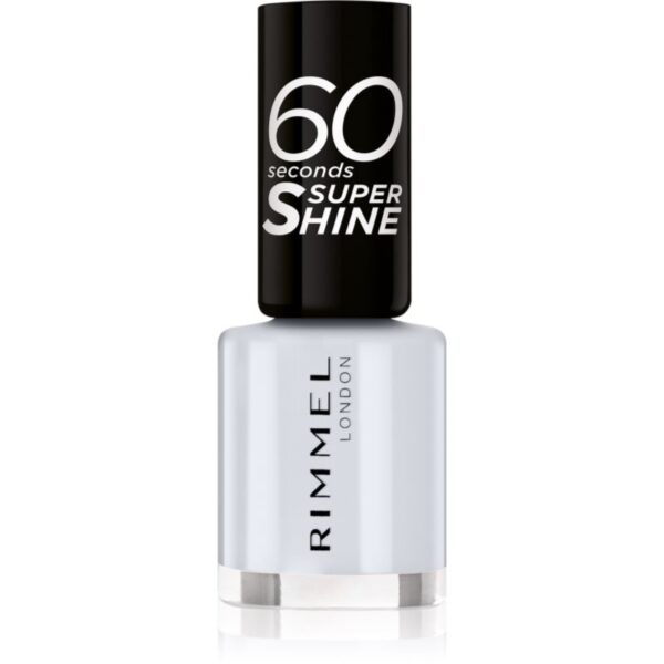 Rimmel 60 Seconds Super Shine lac de unghii culoare 703 White Hot Love 8 ml-Țena