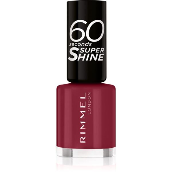 Rimmel 60 Seconds Super Shine lac de unghii culoare 710 Oh My Cherry 8 ml-ro
