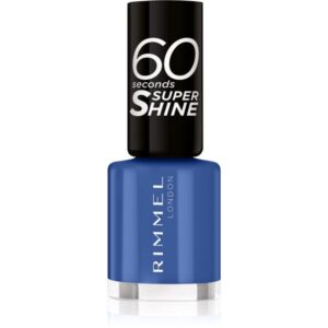 Rimmel 60 Seconds Super Shine lac de unghii culoare 828 Danny Boy Blue! 8 ml-ro