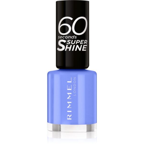Rimmel 60 Seconds Super Shine lac de unghii culoare 856 Blue Breeze 8 ml-Țena