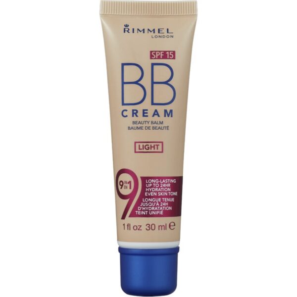 Rimmel BB Cream 9 in 1 crema BB SPF 15 culoare Light 30 ml-ro