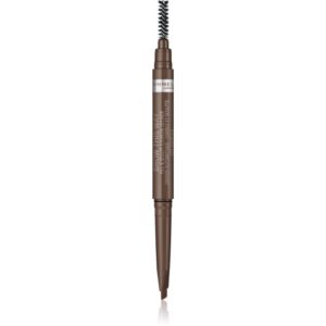 Rimmel Brow This Way creion pentru sprancene perie 2 in 1 culoare 002 Medium Brown 0