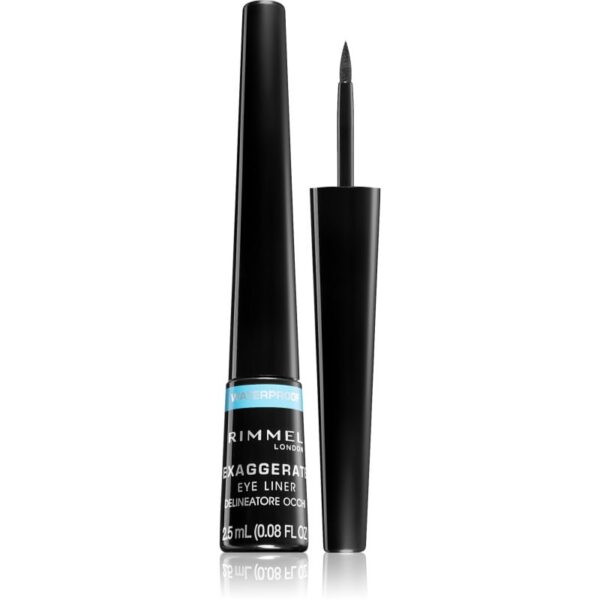 Rimmel Exaggerate Waterproof tus de ochi culoare 003 Glossy Black 2
