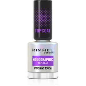 Rimmel Holographic lac de unghii/parte sus cu particule stralucitoare 12 ml-ro