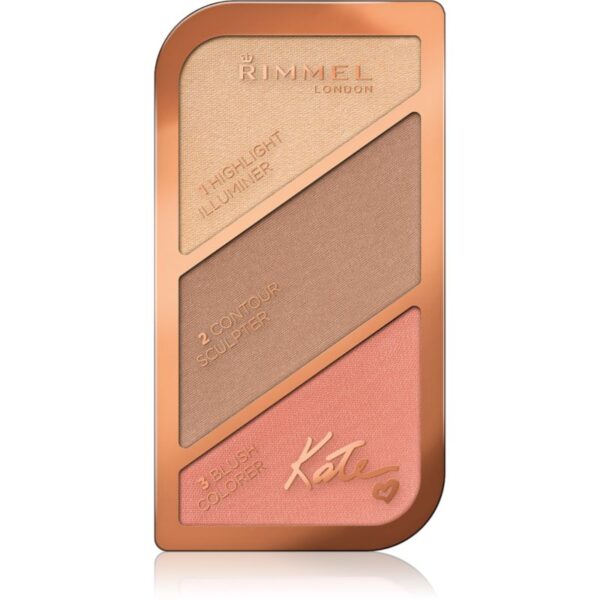 Rimmel Kate Patela pentru conturul fetei culoare 002 Coral Glow 18
