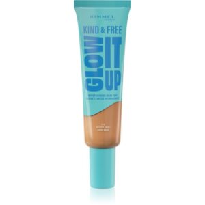 Rimmel Kind & Free Glow It Up machiaj ușor de hidratare culoare 210 Golden Beige 30 ml-Țena