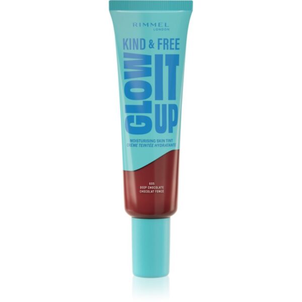 Rimmel Kind & Free Glow It Up machiaj ușor de hidratare culoare 605 Deep Chocolate 30 ml-Țena
