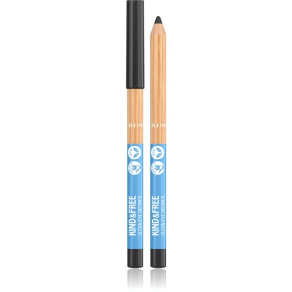 Rimmel Kind & Free dermatograf de culoare intensa culoare 1 Pitch Black 1