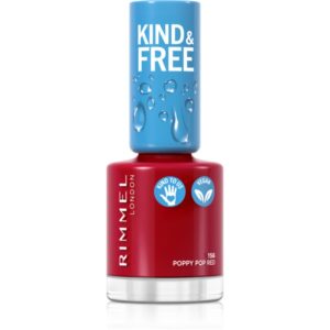 Rimmel Kind & Free lac de unghii culoare 156 Poppy Pop Red 8 ml-ro