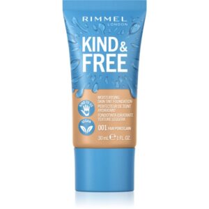 Rimmel Kind & Free machiaj ușor de hidratare culoare 001 Fair Porcelain 30 ml-Țena