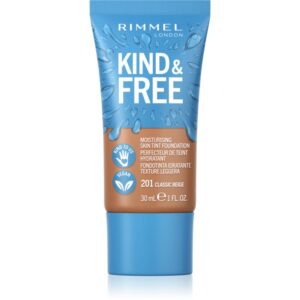 Rimmel Kind & Free machiaj ușor de hidratare culoare 201 Classic Beige 30 ml-ro