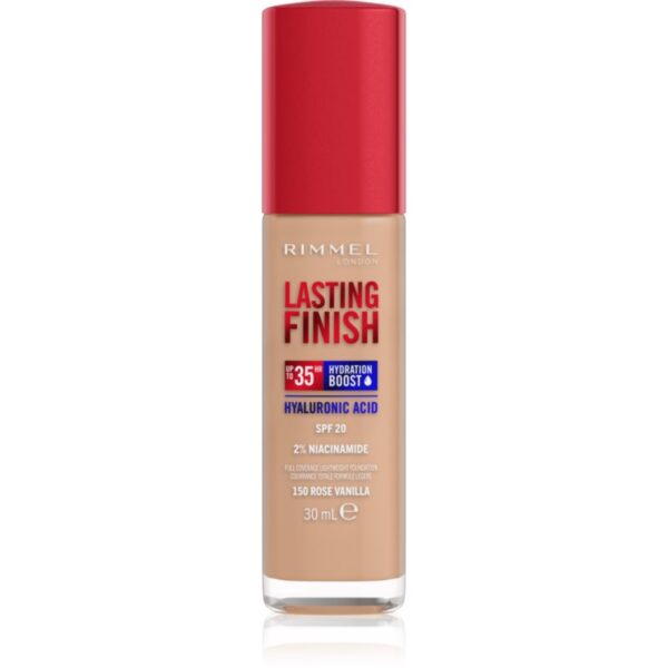 Rimmel Lasting Finish 35H Hydration Boost make up hidratant SPF 20 culoare 150 Rose Vanilla 30 ml-Țena