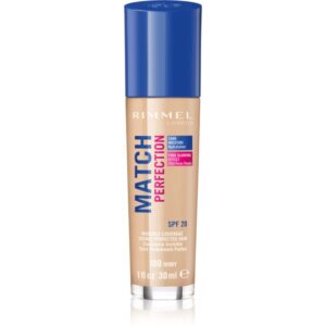 Rimmel Match Perfection fond de ten lichid  SPF 20 culoare 100 Ivory 30 ml-ro