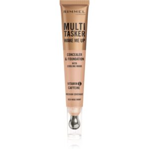 Rimmel Multi-Tasker Wake Me Up make-up si corector pentru o piele mai luminoasa culoare 25 Rose Ivory 20 ml-ro