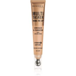 Rimmel Multi-Tasker Wake Me Up make-up si corector pentru o piele mai luminoasa culoare 30 Light 20 ml-ro