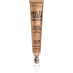 Rimmel Multi-Tasker Wake Me Up make-up si corector pentru o piele mai luminoasa culoare 65 Rose Honey 20 ml-ro