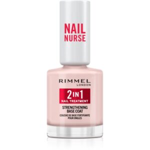 Rimmel Nail Nurse 2-in-1 lac intaritor de baza pentru unghii cu efect de întărire 12 ml-ro