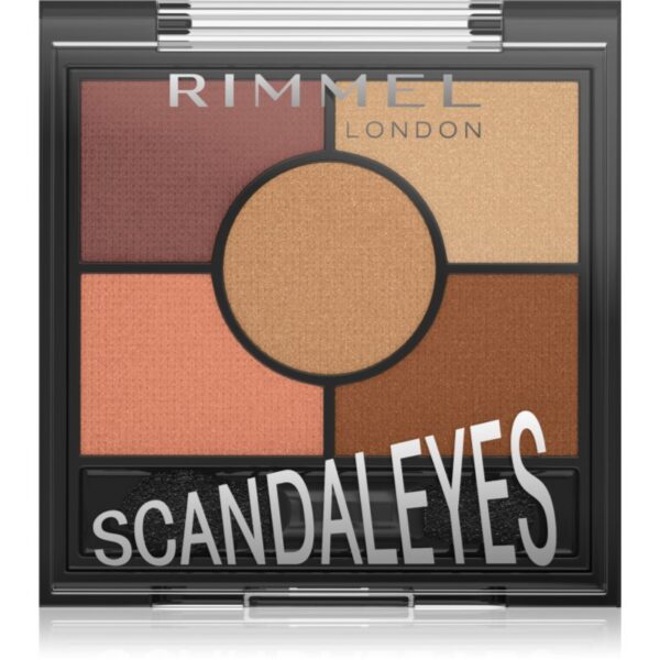 Rimmel ScandalEyes paletă cu farduri de ochi culoare 005 Sunset Bronze 3.8 g-ro